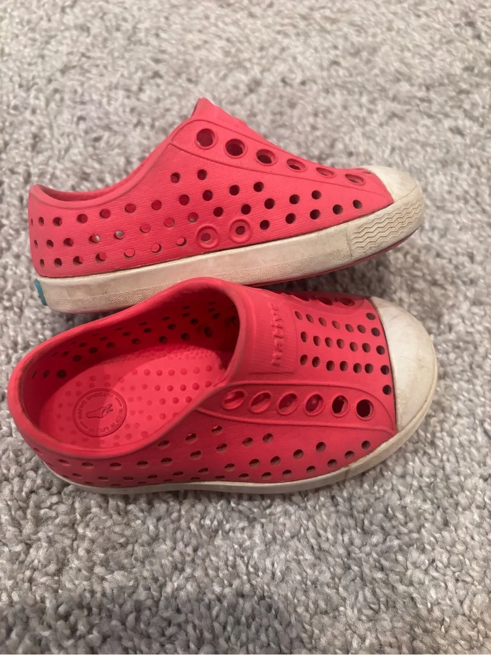 Native Kids Pink Slip-On Water Shoes